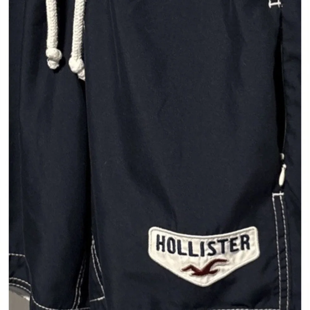 Hollister California Spell out Blue Lightweight Board Shorts Size Small S